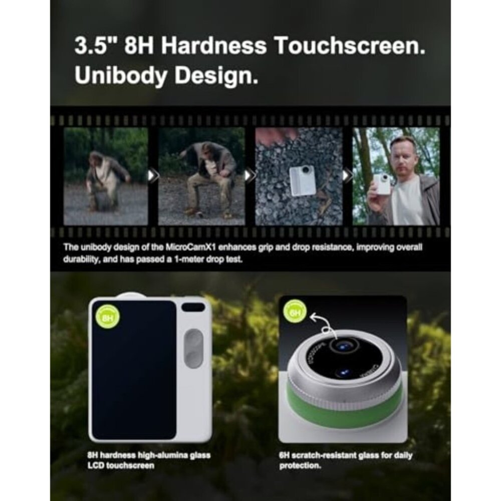 MicroCam X1 4K Digital Camera with 400X Microscope, True 4K Footage, Autofocus, - Picture 5 of 7